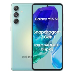 Samsung Galaxy M55 5G (Light Green,12GB RAM,256GB Storage)