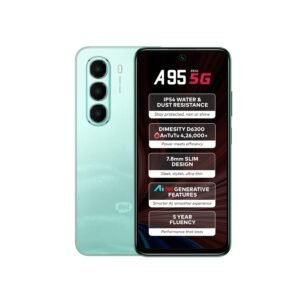 itel A95 5G+ AI Smartphone | 6GB RAM + 128GB ROM | Wave Green