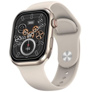 Fire-Boltt Brillia Smart Watch 2.02” AMOLED Display,Smart Watch for Man & Women– Champagne