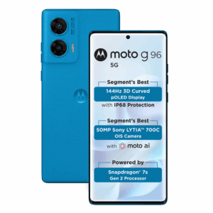 Motorola G96 5G (Dresden Blue, 8 GB RAM, 128 GB Storage)