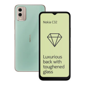 Nokia C32 | 3-Day Battery Life | 12GB RAM with Memory Extension (6GB RAM + 6GB Virtual RAM) Breezy Mint