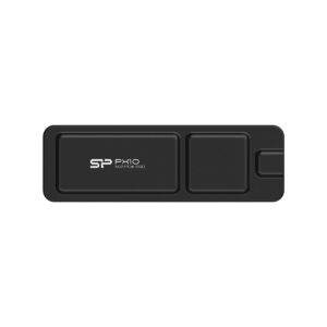 Silicon Power PX10, 1TB Portable SSD Up to 1050MB/s, Compact Pocket-Size USB 3.2 Gen 2, Type-C, External Solid State Drive, Black
