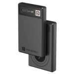 Portronics Luxcell MagClick 10k 10000 mAh 15W Magnetic Wireless Fast charging Power Bank Premium Finish, (Black)