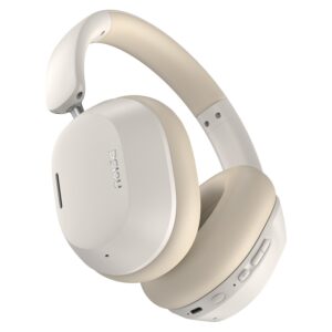 Noise Newly Launched Airwave Max 5 Wireless Over-Ear Headphones , 80H Playtime, Dual Pairing(Calm Beige)