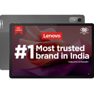Lenovo Tab P12| 12.7 Inch| 8 GB, 128 GB Expandable| 3K Display| 10200 mAh Battery (Storm Grey