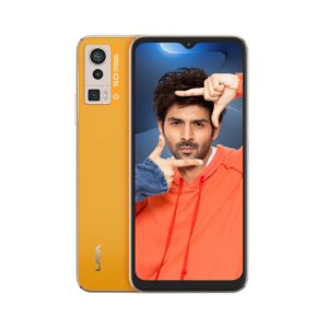 Lava Blaze Pro (Glass Orange, 4GB RAM, 64GB Storage)