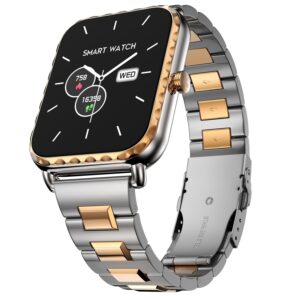 Fire-Boltt Jewel, Luxury Stainless Steel Smart Watch with a 1.85" Display, IP67 Rating (Rose Gold)