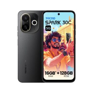 Tecno Spark 30C 5G (Midnight Shadow, 4GB+64GB)