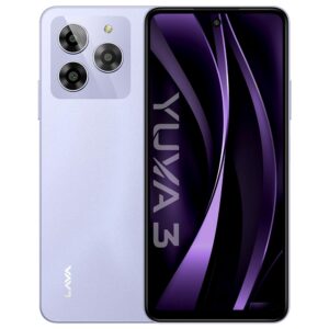 Lava Yuva 3 (Cosmic Lavender,4+4*GB RAM,UFS 2.2 128GB Storage)