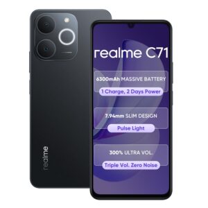 realme C71 4G Smartphone 6GB+128GB Obsidian Black