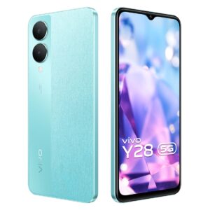 Vivo Y28 5G (Glitter Aqua, 4GB RAM, 128GB Storage)