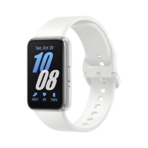 Samsung Galaxy Fit3 (Silver), 40mm AMOLED Display with Aluminium Body, 5ATM & IP68 Rating