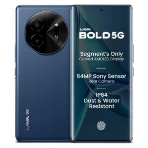 Lava Bold 5G (Sapphire Blue, 4GB RAM, 128GB Storage)
