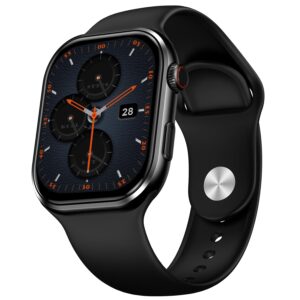 Fire-Boltt Brillia Smart Watch 2.02” AMOLED Display, Smart Watch for Man & Women– Black