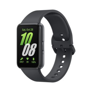 Samsung Galaxy Fit3 (Gray), 40mm AMOLED Display with Aluminium Body,5ATM & IP68 Rating