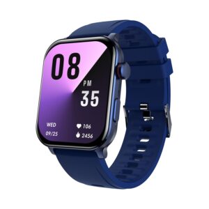 itel ICON 3 Smartwatch with single chip BT Calling, 2.01" AMOLED Display,(Midnight Blue)