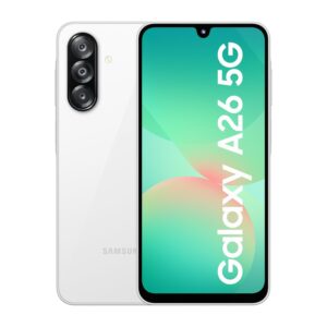 Samsung Galaxy A26 5G (Awesome White, 8GB, 128GB)