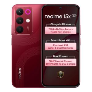 realme 15X 5G Smartphone 6+128GB Maroon Red