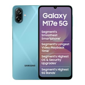Samsung Galaxy M17e 5G Mobile (Blitz Blue, 6GB RAM, 128GB Storage)