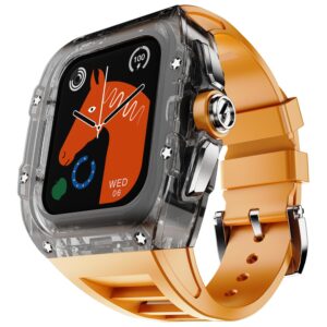 Fire-Boltt Diablo 1.95" Full IPS Touch Screen with a high Resolution 320 * 385 Pixel, Always On Display, Active Orange