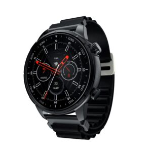 CULT Sprint Running smartwatch with Built-in Turbo Track GPS, Multi-GNSS, Glonass, Black Fabric