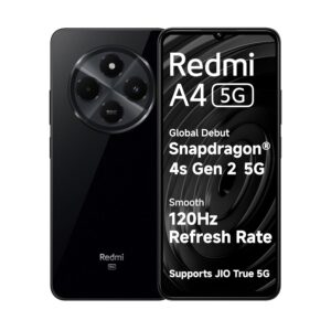 Redmi A4 5G (Starry Black, 4GB RAM, 128GB Storage)