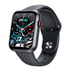 itel ICON-2 Smartwatch with BT Calling, 1.83" HD Display, (Black)