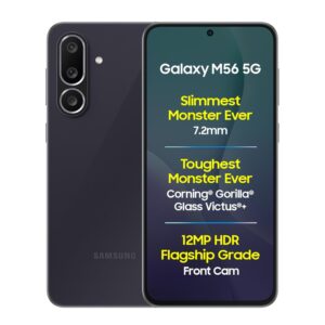 Samsung Galaxy M56 5G (Black, 8 GB RAM, 128 GB Storage)
