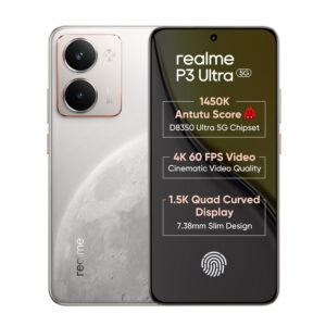 realme P3 Ultra 5G (Glowing Lunar White, 256 GB)  (8 GB RAM)