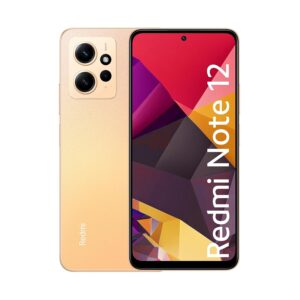 Redmi Note 12 (Sunrise Gold, 6GB RAM, 64GB Storage)