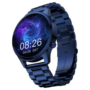 Noise Halo Plus Elite Edition Smartwatch with 1.46" Super AMOLED Display, Elite Blue