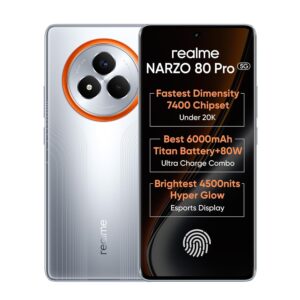 realme NARZO 80 Pro 5G (Speed Silver,12GB+256GB Storage)