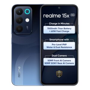 realme 15X 5G Smartphone 6+128GB Marine Blue