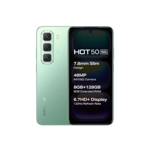 Infinix HOT 50 5G (Sage Green, 4GB RAM, 128GB Storage)