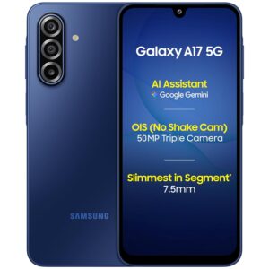 Samsung Galaxy A17 5G (Blue, 8GB RAM, 256GB Storage)