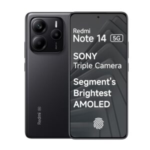 Redmi Note 14 5G (Titan Black, 6GB RAM 128GB Storage)