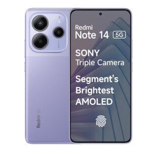 Redmi Note 14 5G (Phantom Purple, 8GB RAM 128GB Storage)