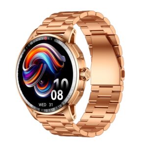 Itel Unicorn Max Smartwatch with 1.43" AMOLED Display, 1000 Nits Brightness (Copper Gold)