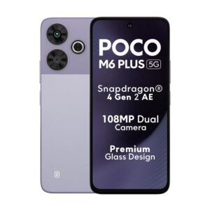 POCO M6 Plus 5G Misty Lavender 8GB RAM 128GB Storage)