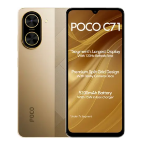 POCO C71, Desert Gold (4GB, 64GB)