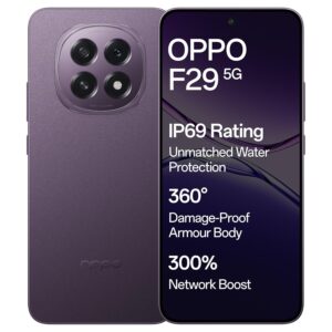 OPPO F29 5G (Solid Purple, 8GB RAM, 128GB Storage)