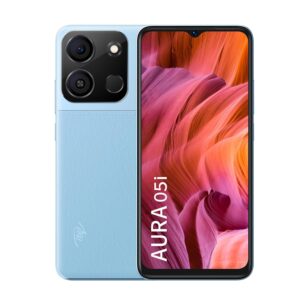 itel Aura 05i (2GB RAM + 32GB ROM, Upto 4GB RAM with Memory Fusion | Crystal Blue