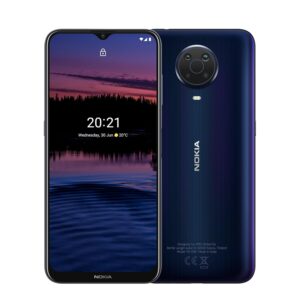 Nokia G20, 48MP Quad Camera, 5050 mAh Battery, 6.5" HD+ Screen, 4 + 64GB Memory (Blue)