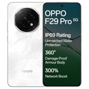 OPPO F29 Pro 5G (Marble White, 12GB RAM, 256GB Storage)