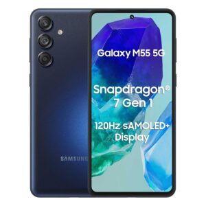 Samsung Galaxy M55 5G (Denim Black,12GB RAM,256GB Storage)