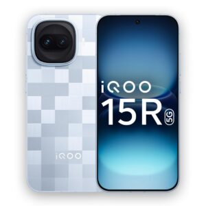 iQOO 15R (Triumph Silver, 12GB RAM, 256GB Storage)