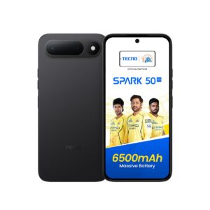 Spark 50 5G (Ink Black, 4GB+128GB) | 6500mAh Battery