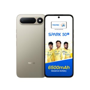 Spark 50 5G (Champagne Gold, 4GB+128GB) | 6500mAh Battery