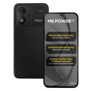 POCO M8 Power 5G (Black, 128 GB) (8 GB RAM)