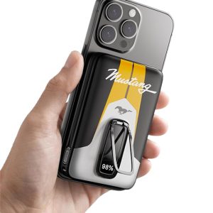 GOBOULT Mustang Ampvault V10 10000 mAh Wired & Wireless Power Bank (Phantom Black
